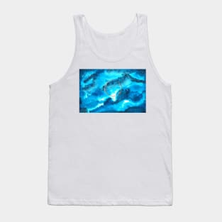 Watercolour galaxy: The Celestial Dreamscape Tank Top